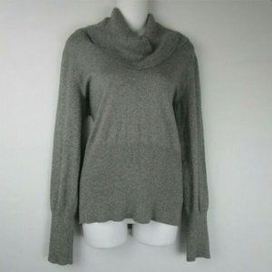 ♥ Apt 9 Gray Shimmer Cowl Neck  Sweater ♥